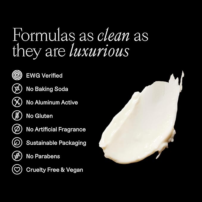 Each & Every Aluminum Free Deodorant for Women & Men - All Natural Deodorant for Sensitive Skin, EWG Verified - Clean, Baking Soda-Free, Plant-Based Fragrance, Rose & Vanilla, 2.5oz