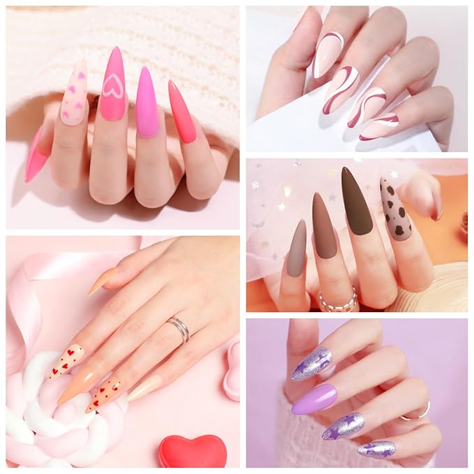 COSCELIA 25 Bottles Gel Nail Polish Set, 20 Colors Gel Polish with 5PC Top Base Coat Kit Nude Pink Brown Grey Glitte Fall Winter Nail Art Supplies Manicure Starter Kit Christmas Gifts for Women Teens