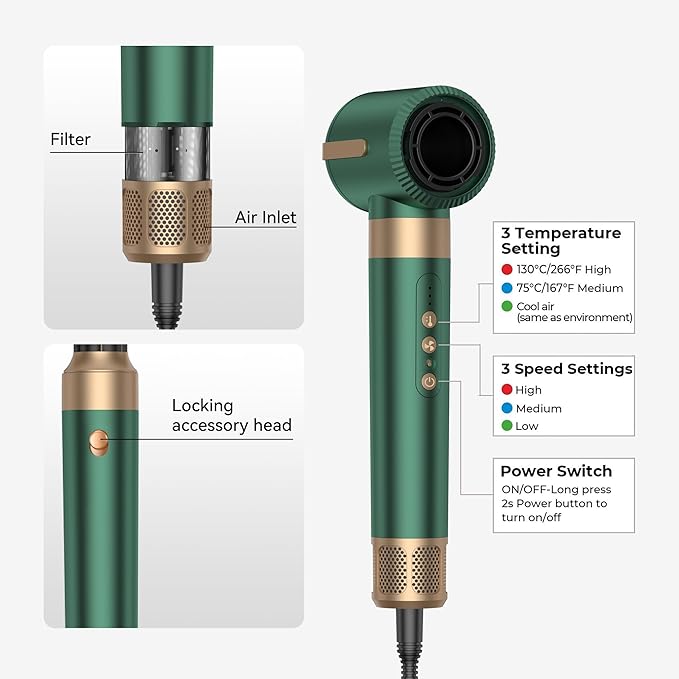 7 in One Blow Dryer Brush Negative Ion Hair Set Upgrade Hot Air Brush Air Styler Curling Wrap Air Curler, Curling Iron Hair Styling Tools As A Gift for Straight/Curl/Drying/Smoothing