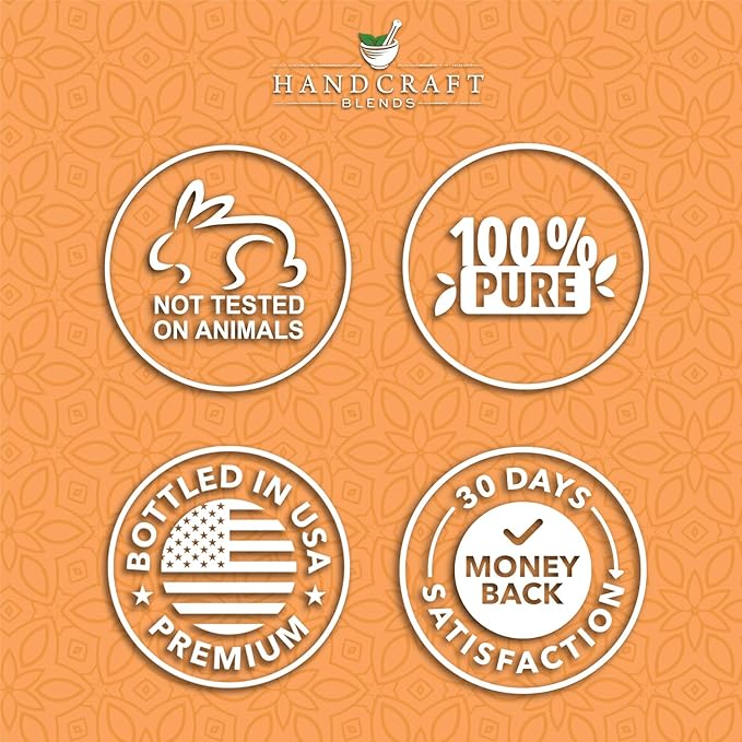 Handcraft Blends Orange Essential Oil – Huge 4 Fl Oz – 100% Pure and Natural – Premium Grade Essential Oil for Diffuser and Aromatherapy, Skin, Massage, Candle and Soap Making Fragrance