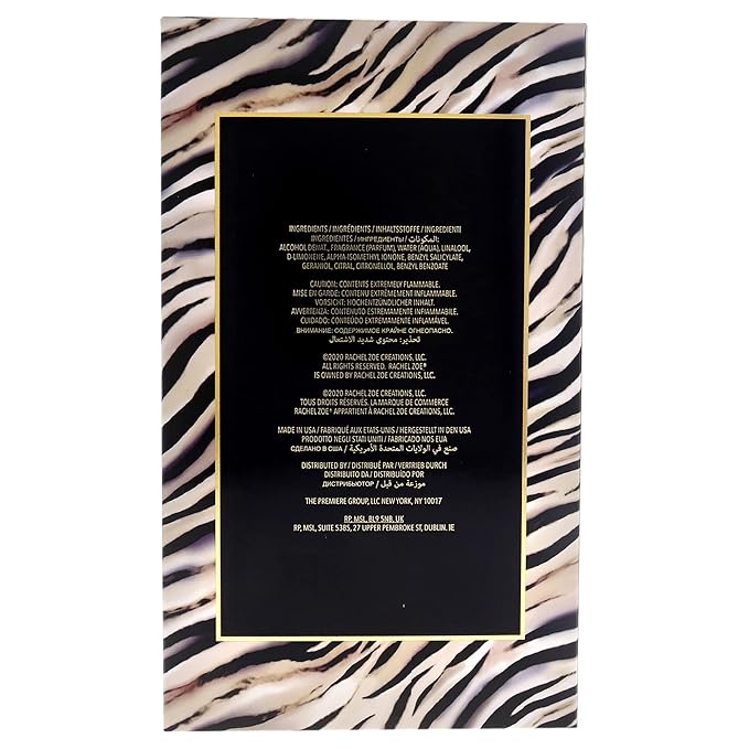 Rachel Zoe Warrior EDP Perfume for Women – Long-Lasting Luxury perfume with Fruity scents with notes of Tuberose, Musk & Patchouli – Gift for women – 3.4 oz