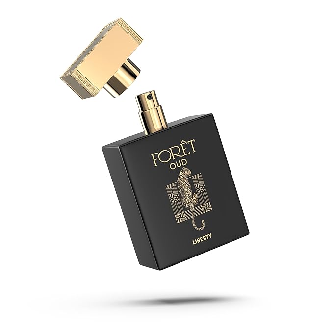 Liberty Oud Perfume for Men, 3.4 Oz Foret Premium Oud Perfumes Anniversary Edition Long-Lasting Eau de Perfume, Luxury Woody Fragrance for Men, Parfume Spray