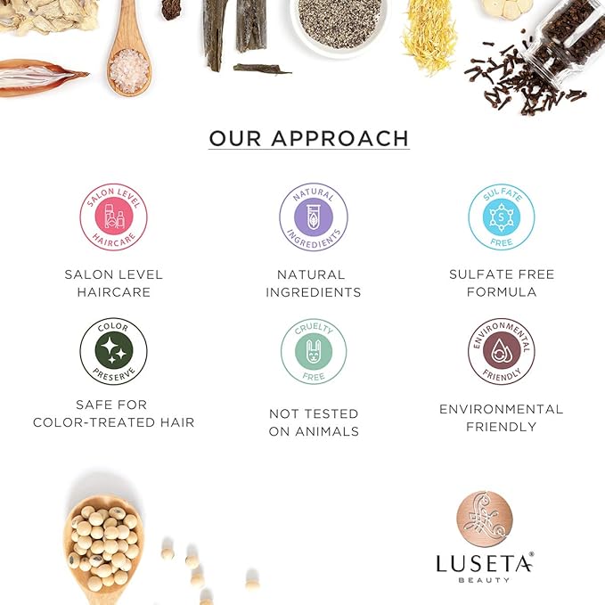 Luseta Jamaican Black Castor Oil Shampoo Strengthen and Restore Fine and Dry Hair Scalp Care 16.9oz