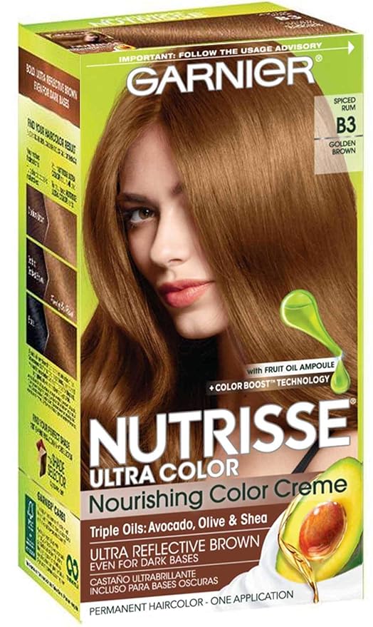 Garnier Nutrisse Ultra Color [B3] Golden Brown 1 ea (Pack of 3)