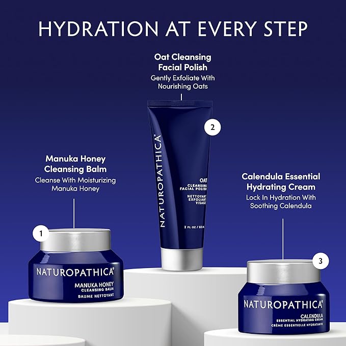 Naturopathica Manuka Honey Cleansing Balm, Manuka Honey Skin care, Makeup Removing Facial Cleanser, Gentle and Hydrating Face Wash, Cleansing Balm 2.8 fl oz