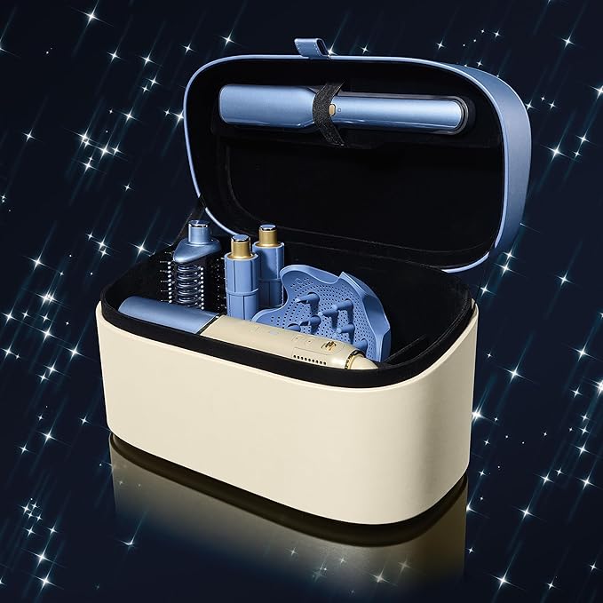 Shark Glam Hot Tool Air Styling Drying System, with Silki Straightener & Glossi Glosser, for Drying, Curling, Straightening & Glossing with Diffuser, Starlight Dream, HD6042SPL