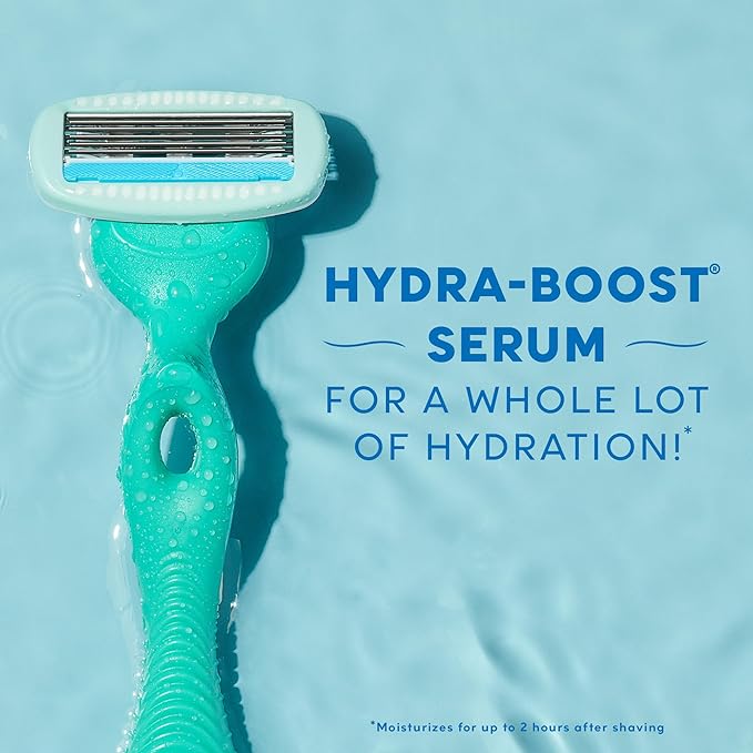 Schick Hydro Silk Ultra Sensitive Razor for Women | Womens Razor for Sensitive Skin, 5 Blade Razors for Women, Womens Razors for Shaving, Includes 1 Handle & 7 Refills