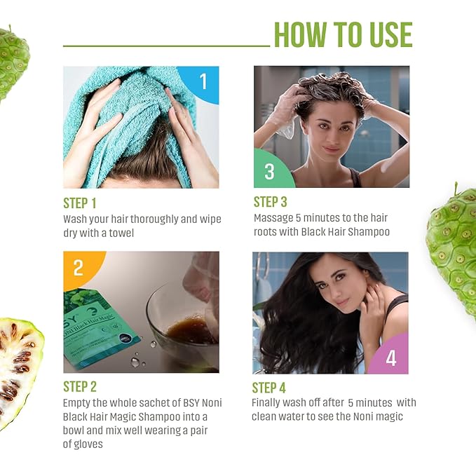 Shampoo - Natural 5 Mins Ammonia-Free Shampoo Hair Color, Permanent Hair Dye, 20x0.67 Fl Oz