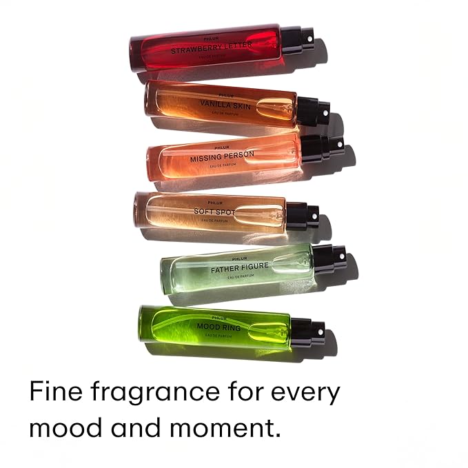 PHLUR Mood Ring Eau de Parfum - Travel Size Perfume for Women & Men Fragrance - Sweet Fruity Floral Perfume with Orange, Jasmine, Patchouli, Fruit Gummies & Amber (9.5mL)