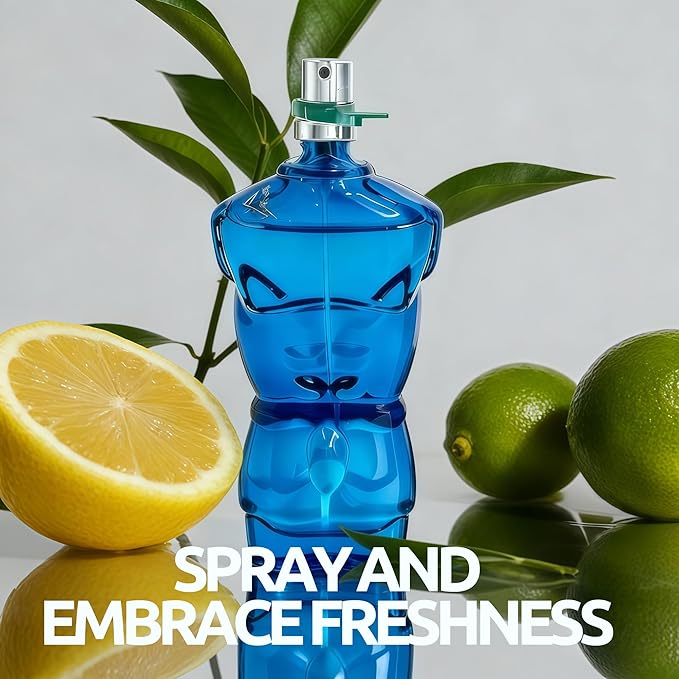 G FOR MEN Long-Lasting Cologne for Men | Fresh Citrus & Woody Scent | Eau de Toilette 100ml Spray | Day to Night Fragrance