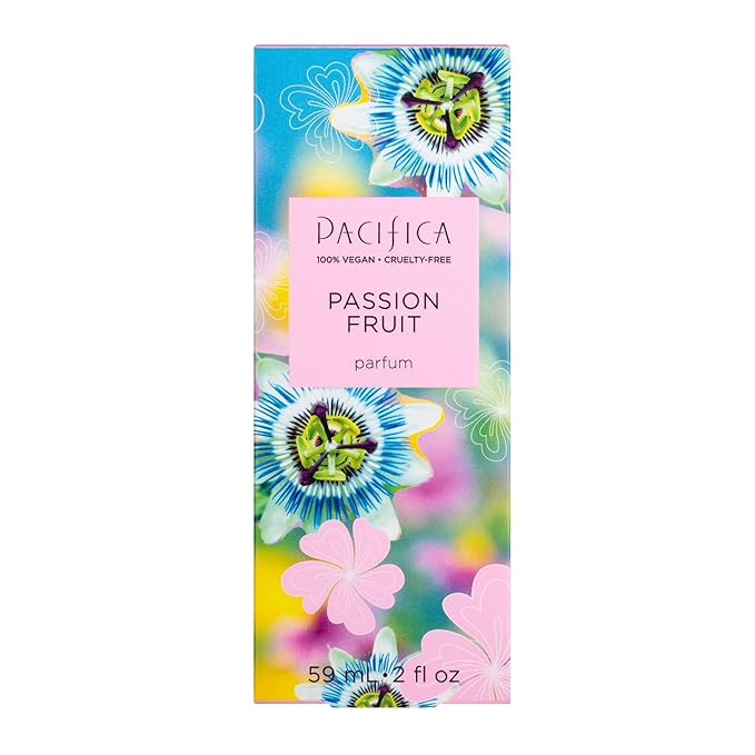 Pacifica Passion Fruit Perfume – Tropical Fruity Floral Clean Perfume for Women with Passionfruit, Pineapple & Vanilla, Vegan, Non-Toxic, Beachy Summer Scent (2 fl oz)