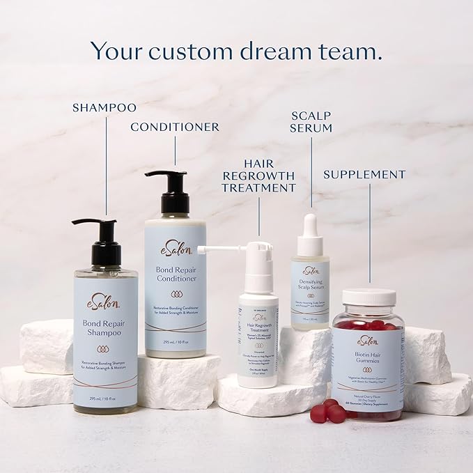 eSalon Hair Regrowth Treatment, 2% Minoxidil Topical Solution, 2.7 fl oz, One Month Supply, for Women