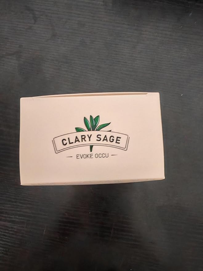 EVOKE OCCU Clary Sage Oil Essential Oil for Relaxation, Moisturize Skin, Air Freshening, Add to Spray and Diffuser - 4 FL Oz