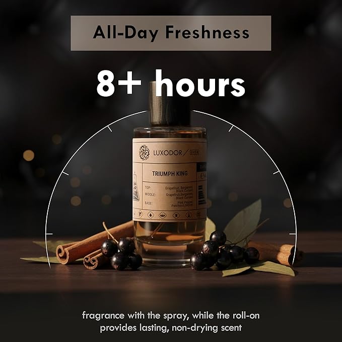 Triumph King - Eau de Parfum - Inspired by Absolu Aventus - Men Fragrance Long-lasting 3.4 fl. oz (100ml)
