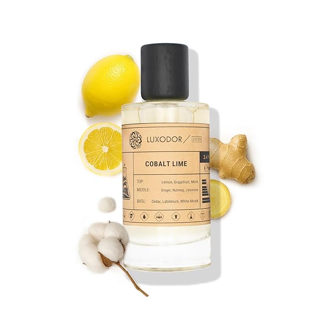 Cobalt Lime - Eau de Parfum - Inspired by CHNL. Bleu - Men Fragrance Long-lasting 3.4 fl. oz (100ml)