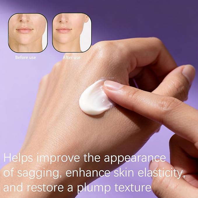 3D Effect Facial Cream 1.7 fl oz, Probiotic & Peptide Night Moisturizer for Face and Neck, Helps Improve the Look of Firmness and Fine Lines (1)