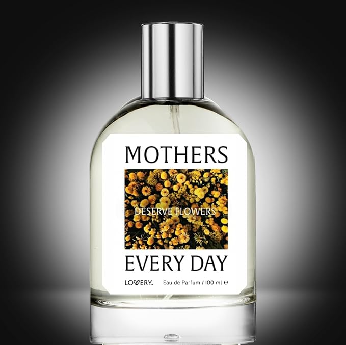 LOVERY Mothers Deserve Flowers Every Day Perfume – A Warm & Comforting Eau de Parfum for Women – Long-Lasting, Heartfelt Scent That Honors Mom’s Love – Thoughtful Gift – 100 ml – Made in France