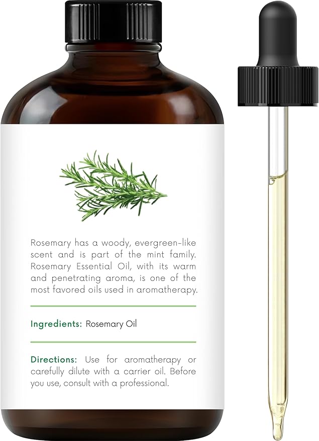 Handcraft Blends Rosemary Essential Oil – Huge 4 Fl Oz – 100% Pure and Natural – Premium Grade Essential Oil for Diffuser and Aromatherapy, Skin, Massage, Candle and Soap Making Fragrance