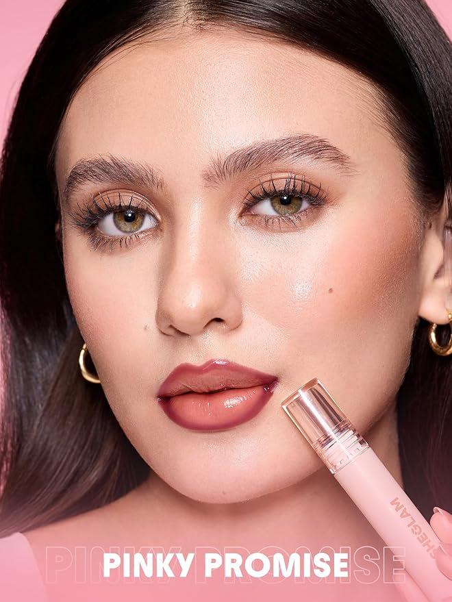 SHEGLAM Fall In Line Peel Off Lip Liner Stain Long Lasting Transfer-proof Nude Lip Tint-Pinky Promise