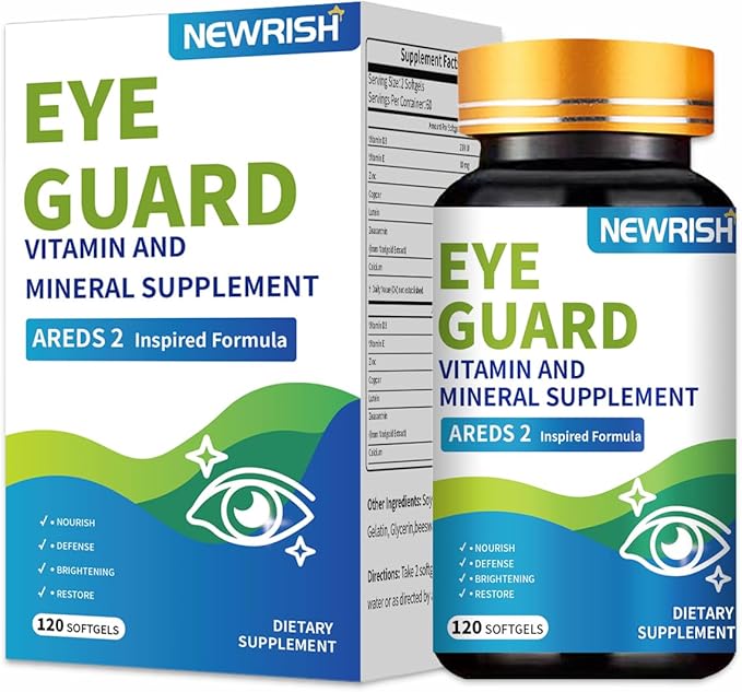 AREDS 2 Vitamins 120 Softgels Containing Lutein and Zeaxanthin Supplements Do A Good Eye Vitamins and Supplements Mineral Supplements