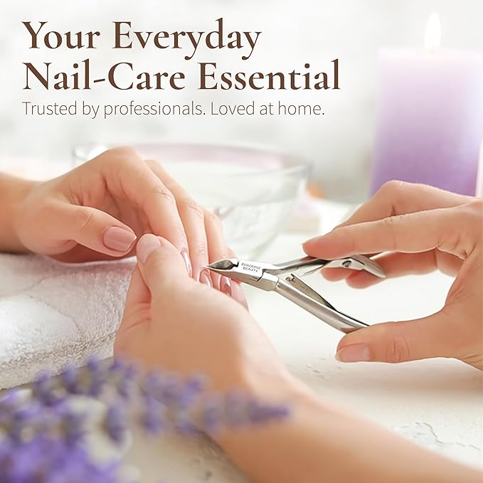 Professional Cuticle Cutter Trimmer Manicure Tools with Double Spring– Perfect Nail Care Tool for Manicure & Pedicure Beauty at Home/Spa/Saloon