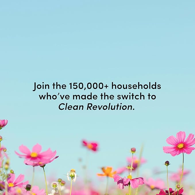 Clean Revolution Ready to Use Foaming Hand Soap | Three Pack | Jumbo 15oz Bottles | Gentle, Moisturizing & Eco-Friendly | Real Essential Oils | Spring Air | 45 Total Fl Oz, Clear