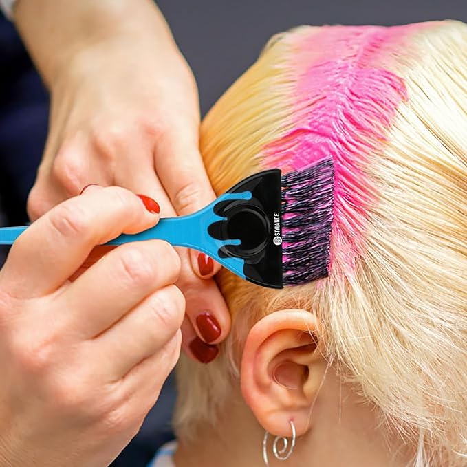 3 Pieces Hair Color Brush Tool Set - Coloring Brush for Hair Dye, Brushes Kit for Salon & DIY