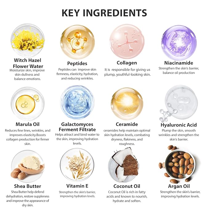 55 Pcs Christmas Gifts for Women & Men, Charcoal Face Sheet Mask Pack, Skin Care Set, Hydrolyzed Real Collagen Mask, Hyaluronic Acid Face Serum, Eye Patches, Self Care Kit, Birthday Gift, Dad, Mom