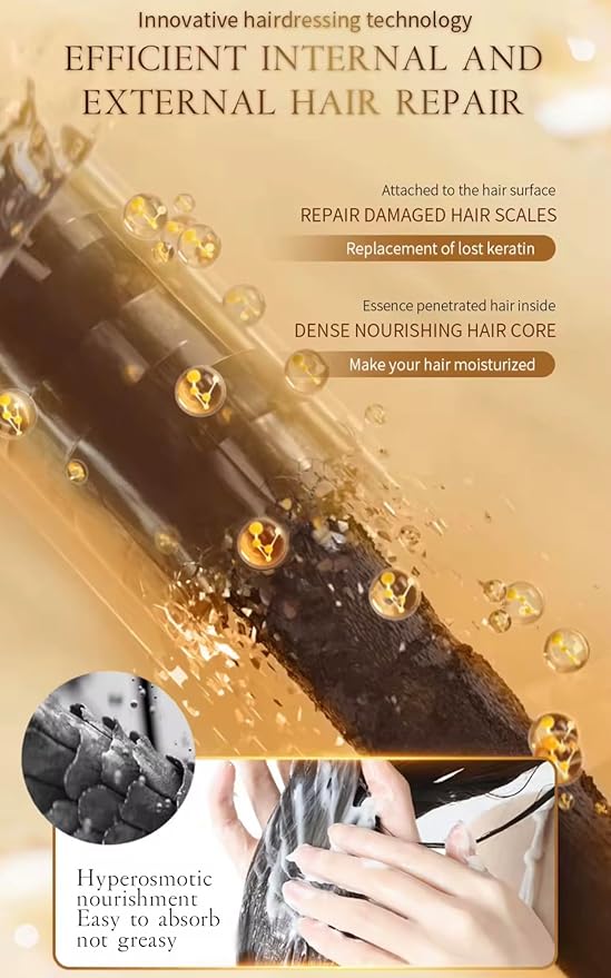 Meidu Combo Hair Mask Color Chao Frizz 1000mL & Hair Spray Protector Frizz Ease 250g (Anti Frizzy, Repair Damaged Hair, Prevent Hair Loss, Stimulate Hair Growth, Keeps Color Last Up to 8 Weeks)