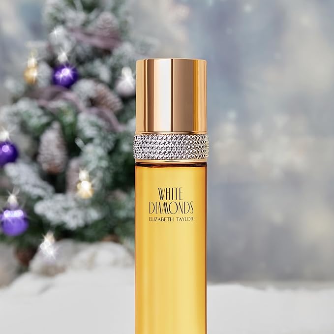 Elizabeth Taylor White Diamonds Women's Perfume, Long-Lasting Floral Fragrance, Eau de Toilette EDT Spray, Stocking Stuffer for Women, 0.5 fl oz