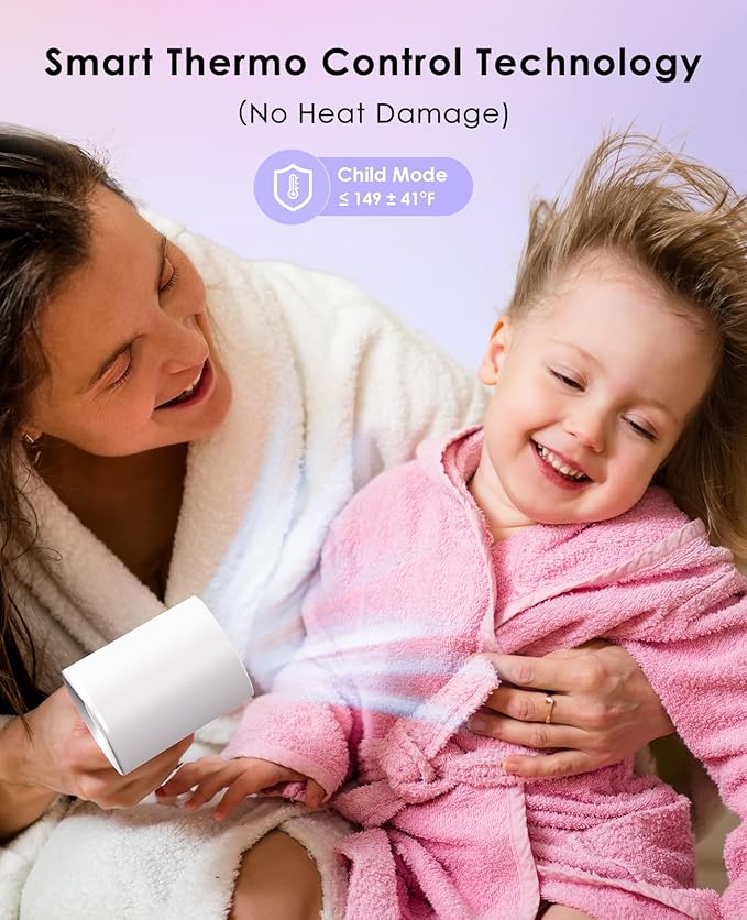 Hair Dryers, Negative Ionic Hair Dryer, High-Speed Blow Dryer with 110, 000 RPM Brushless Motor, Fast Drying Lightweight Travel Hairdryer, Low Noise Home Hair Dryer with Smooth Nozzle