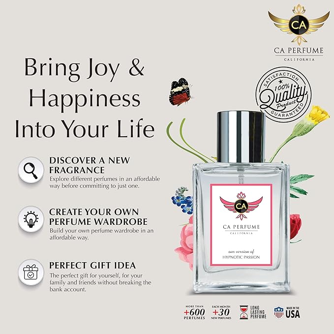 CA Perfume Impression of Soleil Neige For Women & Men Replica Fragrance Dupes Eau de Parfum Spray Bottle 3.4 Fl Oz/100ml