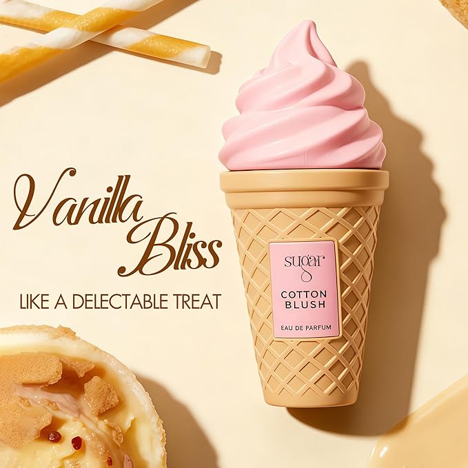 Cotton Blush Eau de Parfum for Women - Long-Lasting 100ml Original Floral Cologne, Soft Strawberry & Musk Fragrances for Women | Arabian Perfume Inspiration