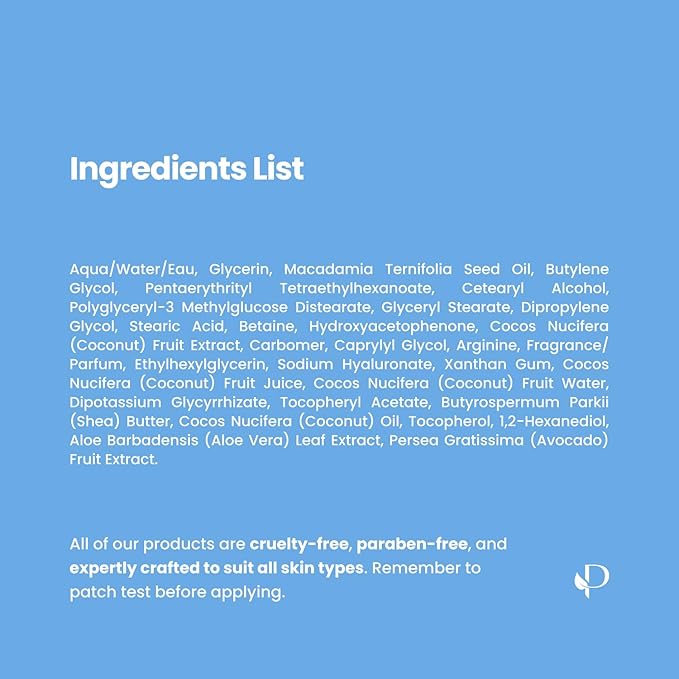 PLANTIFIQUE Hand Mask for Dry Hands – 8 Pairs Moisturizing Gloves with Shea Butter | Hyaluronic Acid & Macadamia | Korean Skincare | Vegan Spa Hand