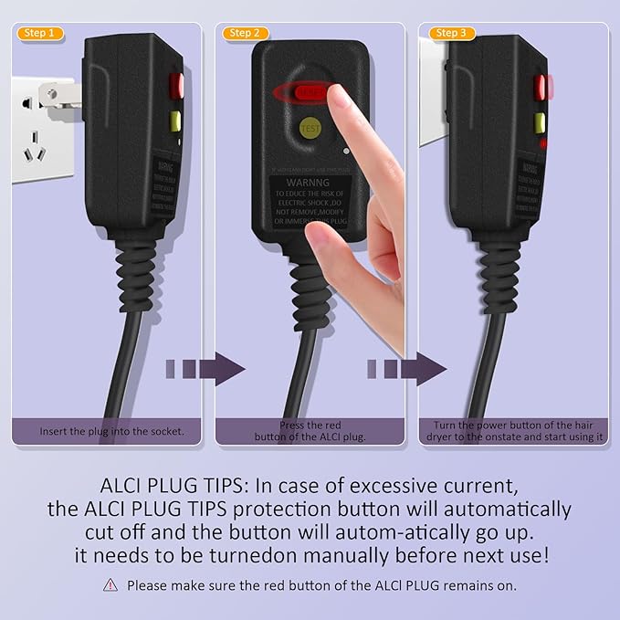 High Speed Plasma Ion Hair Dryer with Diffuser, Professional Blow Dryer 130000 RPM Brushless Motor for Fast Drying,1500W 3Temps/3Speeds Thermo-Control Lightweight Hairdryer for Women Home Travel Salon