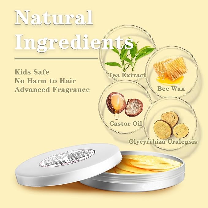 Blonde Hair Color Wax, Temporary Hair Color Wax, Temporary Hair Dye for Dark Hair, Washable, Kids, Halloween, Cosplay, Party, Girls