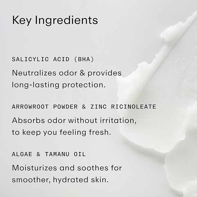 PHLUR Father Figure Natural Deodorant - 48 Hour Odor Protection Baking Soda Free & Aluminum Free Deodorant - Salicylic Acid, Arrowroot Powder & Tamanu Oil - No Residue or Irritation