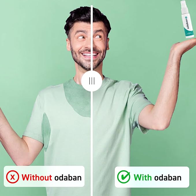 odaban antiperspirant deodorant, clinical strenght & protection, deodorant for men & women for excissive sweating, fragrance-free 1 oz (Pack Of 1)