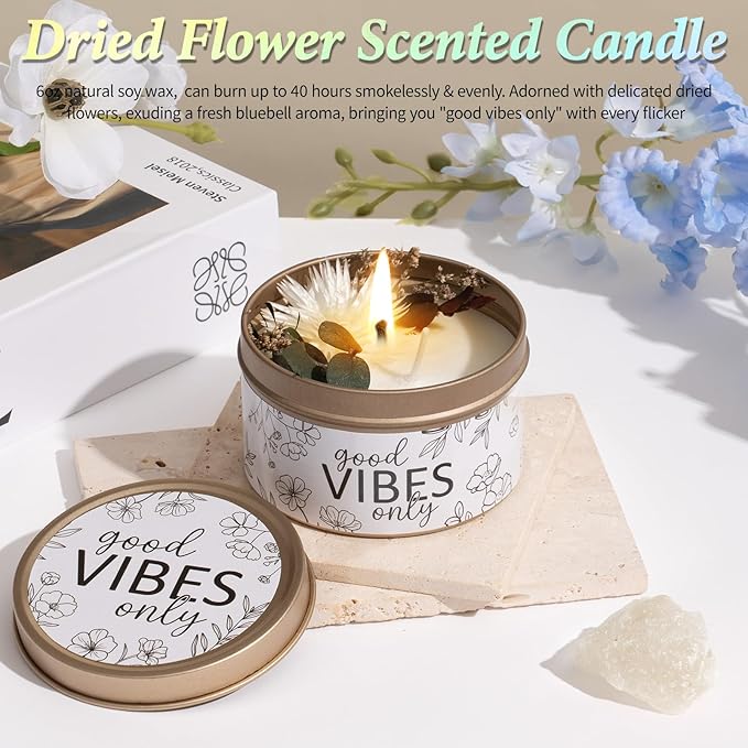 Spa Gifts for Women Bath Gift Set, BlueBell Relaxing Spa Gift Baskets Home Bath Set Self Care Kit Care Package Thank You Get Well Christmas Birthday Gifts for Women Mom Her Friends Sister Wife Grandma