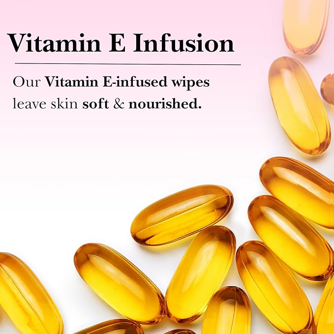 Mivida Hypoallergenic Makeup Remover Wipes With Vitamin E, Daily Cleansing Facial Towelettes, For Sensitive Skin, 50 Count, Alcohol Free, Fragrance Free Makeup Wipes