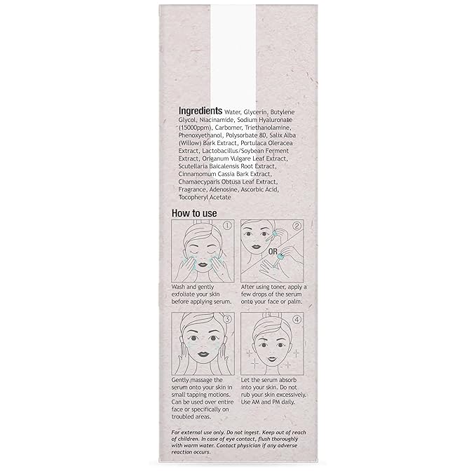 Purifect Niacinamide Serum for Face – Dark Spot Corrector, Tightens Skin & Minimizes Pores – Made in USA – With Vitamin E & Hyaluronate to Hydrate, Smooth Fine Lines & Support Radiant Complexion