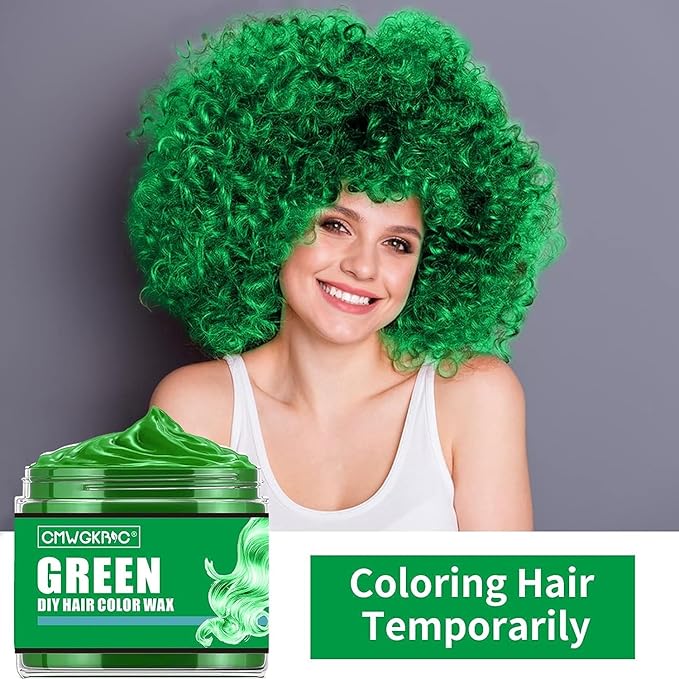 4 Colors Temporary Hair Color,Stocking Stuffers for Kids,Christmas Gifts for Teens Boys Girls,Gifts for Kids,Purple Green Blue Pink Hair Dye Color Wax,Temporary Hair Dye for Party,Halloween,Cosplay
