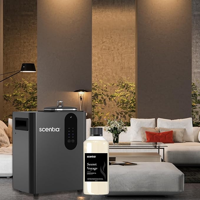 Scentia Hotel Diffuser Oil Inspired by The Baccarat Hotel Scent - 500 mL 16.9 fl oz - Fragrance Oil Blend for HVAC, Ultrasonic & Cold Diffusers - Secret Voyage - Thanksgiving & Holiday Gift