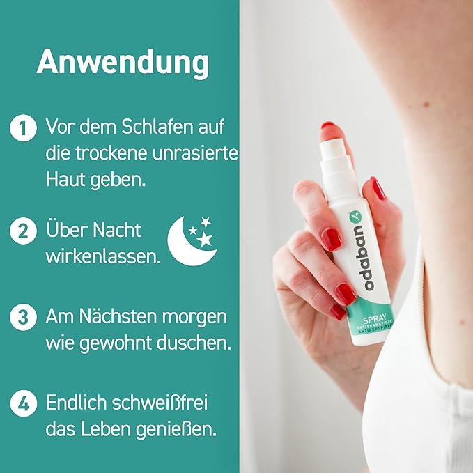 Odaban Antiperspirant Deodorant Spray 2 X 30 ml