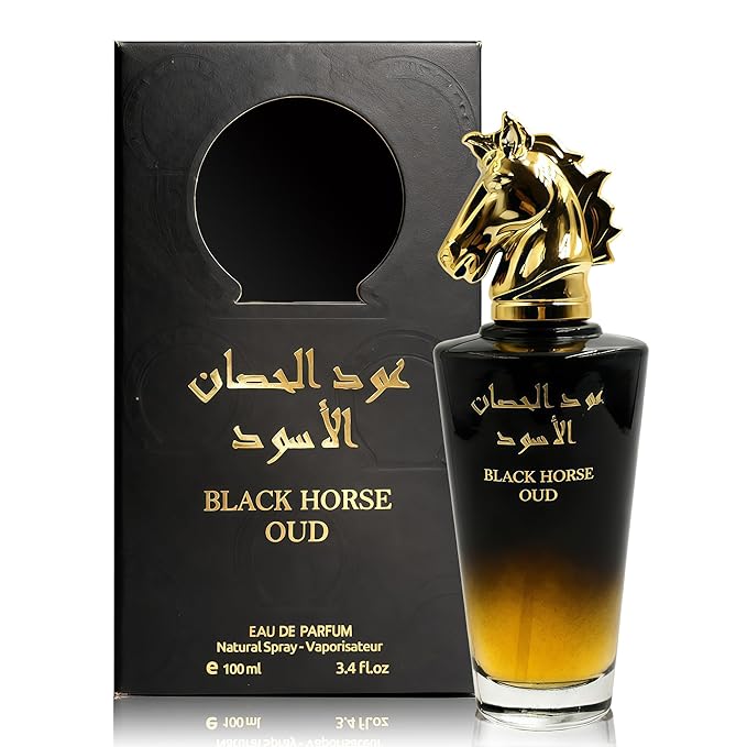 BLACK Horse Long-Lasting Cologne for Men | Fresh Citrus & Woody Scent | Eau de Toilette 100ml Spray | Day to Night Fragrance