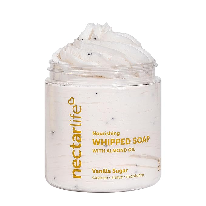 Nectar Life Whipped Soap and Shave Butter, 5 oz (Vanilla Sugar)