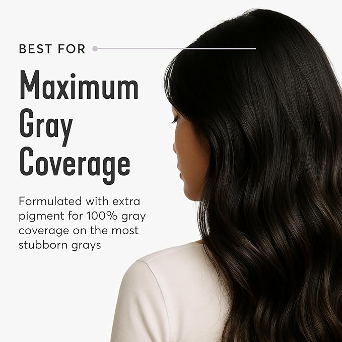 Madison Reed Radiant Hair Color Kit | 2NNA Darkest Cool Black with Ash Undertones (Pescara Black) for 100% Gray Hair Coverage | Dimensional Permanent Hair Dye | PPD-Free & Ammonia-Free | 2 Pack