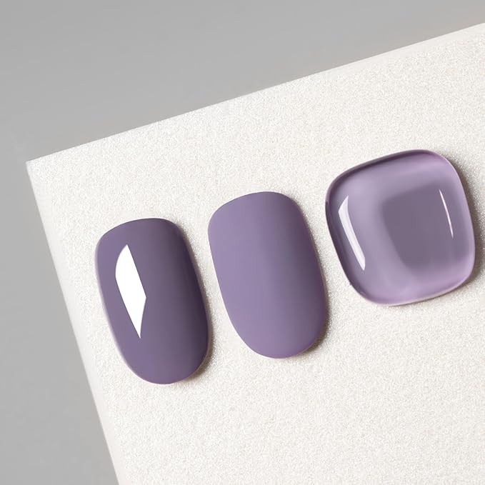 MAYCHAO 15ML Purple Gel Nail Polish 1Pc Lavender Purple Gel Polish Soak Off UV LED Nail Polish Nail Art Starter Manicure Salon DIY at Home, 0.5 OZ