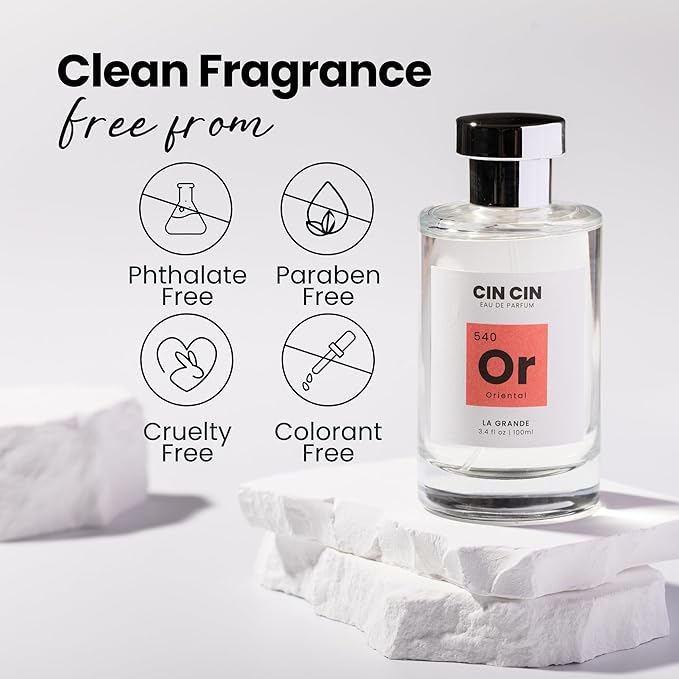 Cin Cin Boldly Fabulous - Oriental 518 EDP 100ml Inspired by TF F*ing Fabulous - Oriental Leather Perfume for Women and Men - Long Lasting Blend of Sage, Leather, Tonka Bean, & Vanilla Eau de Parfum