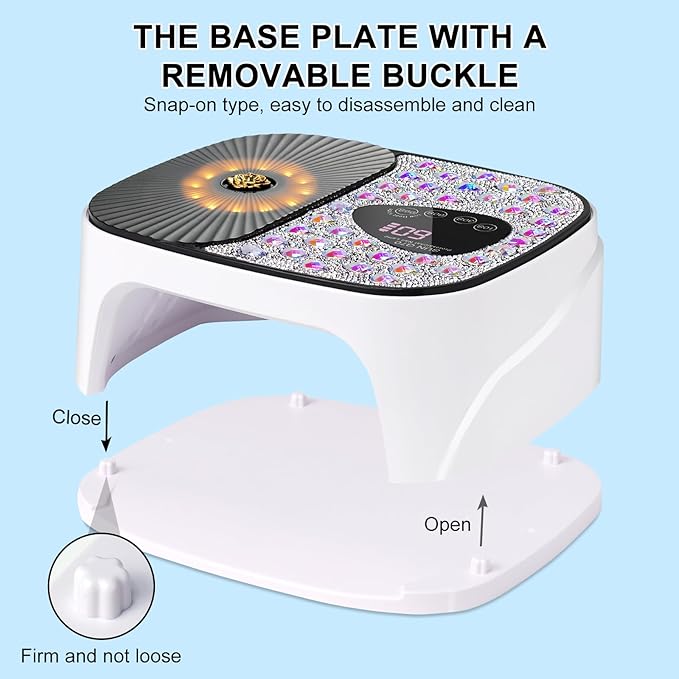 LIMEGIRL UV LED Nail Lamp Kit for Gel Polish Professional Fast Curing White Dryer Light Set with 4 Timer Settings Cordless Rechargeable Nail Art Cure Machine with UV Gloves for Manicure Pedicure